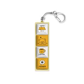 S2B Memories Keycap Keyring Mechanical Switch Clicky Keychain Lucky Forest Energy Bear Dream Rabbit Study Mode Daily Goose _ Made in Korea